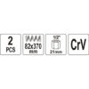 Stahovák pružin tlumičů automobilů 82mm - YT-2544
