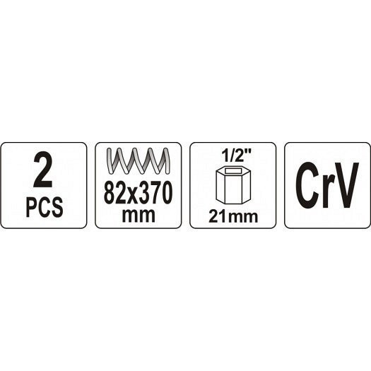 Stahovák pružin tlumičů automobilů 82mm - YT-2544