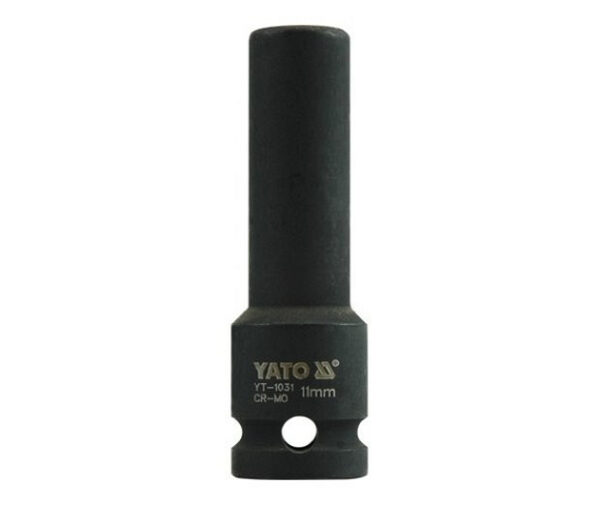 Kovaný vnitřní nástrčný klíč hluboký 1/2" šestihranný 11 mm CrMo YATO - YT-1031