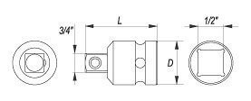 Redukce - 3/4" x 1" - YT-1168