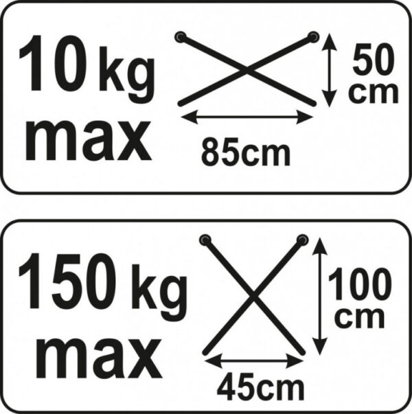 Stojan lakýrnický rozkládací - YT-5555