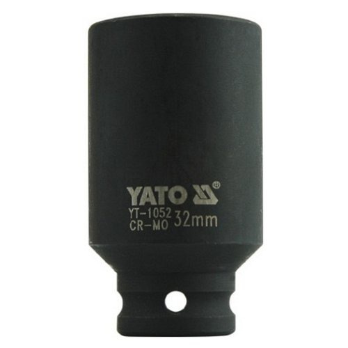 Vnitřní nástrčný klíč hluboký 1/2" šestihranný 32 mm CrMo YATO - YT-1052