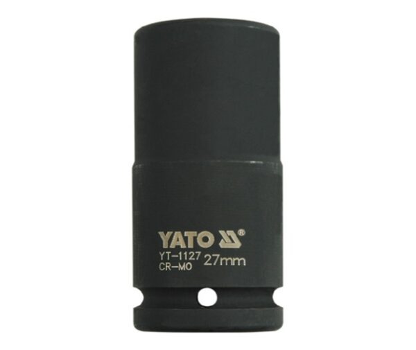 Kovaný nástrčný klíč hluboký 3/4" šestihranný 27 mm CrMo YATO - YT-1127
