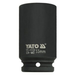 Kovaný vnitřní nástrčný klíč hluboký 3/4" šestihranný 33 mm CrMo YATO - YT-1133