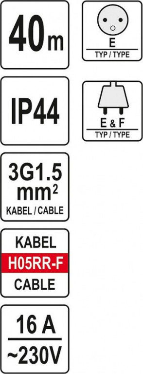 buben 4 zásuvky - YT-81054