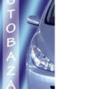 Vlajka fotoline Autobazar modrá