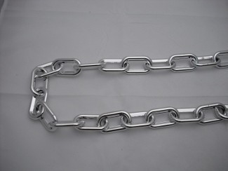 Pokovený plastový řetěz - 8 mm