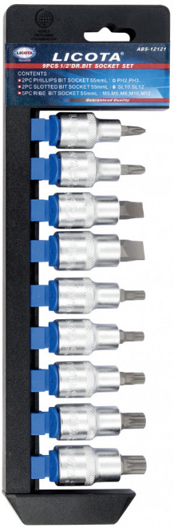 Hlavice s bity 1/2"