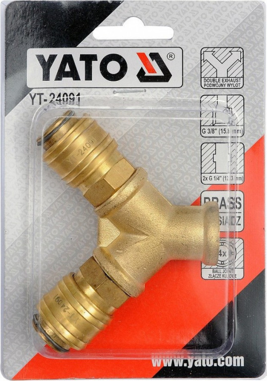 Vzduchová rychlospojka s vnitřním závitem 3/8" YT-24091