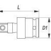 Rázový kardanový kloub 1/2" 63 mm CrMo - YT-1064