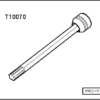 Hlavice s bitem RIBE 1/2" T52x140 LICOTA - LIATF5210
