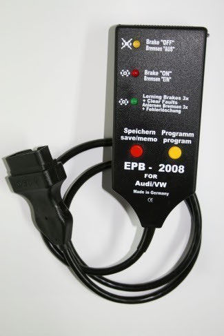 Reset servisního intervalu elektronické parkovací brzdy VW a AUDI