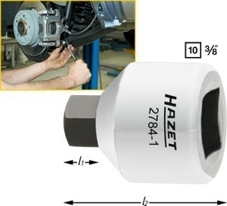 Hlavice s bitem HEX 3/8" S7 Hazet 2784-1 - HA148530