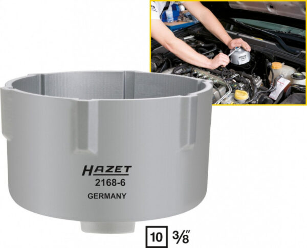 Klíč na palivový filtr 3/8" Hazet 2168-6 - HA149070