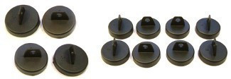 Kryty zámků při lakování dveří - sada 4x 3 průměry - G9357455