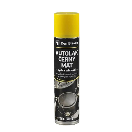 Autolak černý mat