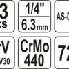 Gola sada 1/4", 23 ks - YT-14451
