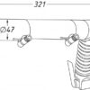 Pneumatický jehlový oklepávač (odrezovač) 9035-5 HAZET - HA132355