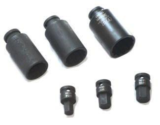 tisícihranné a vnější HEX nástrčné klíče 1/2"
