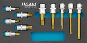 Sada nástrčných hlavic XZN 163-221/10