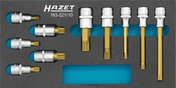 Sada nástrčných hlavic XZN 163-221/10