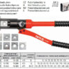 Hydraulické lisovací kleště na koncovky měděných a hliníkových kabelů - YT-22860