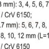 Bity sada 18 ks imbus 3-12 mm