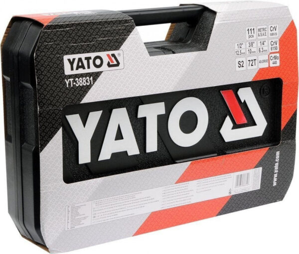 Gola sada s klíči 1/2", 3/8" a 1/4", 111 ks - YT-38831