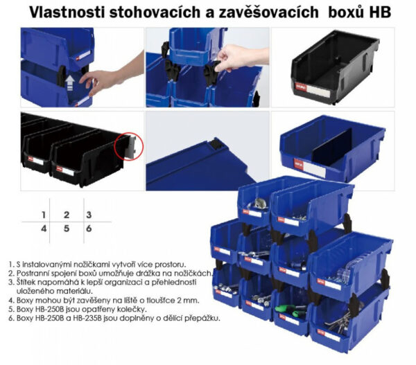 Plastový úložný box - HB-210B