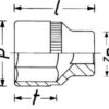 Vnitřní pevnostní nástrčný klíč 1/2" 17 mm Hazet - HA045822