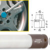 Kovaný vnitřní nástrčný klíč hluboký 1/2" šestihranný 17 mm HAZET 904SLg-17 - HA100576
