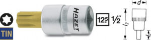 Hlavice s bitem RIBE 1/2" M8 Hazet 991-8 - HA047468