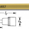Hlavice s bitem HEX s kulovou hlavou 3/8" S6 Hazet 8801KK-6 - HA039593
