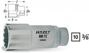 Vnitřní nástrčný klíč 3/8" dvanáctihranný 22mm HAZET 880TZ-22 - HA041800