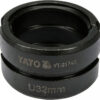 Náhradní čelisti k lisovacím kleštím YT-21735 typ U 32mm