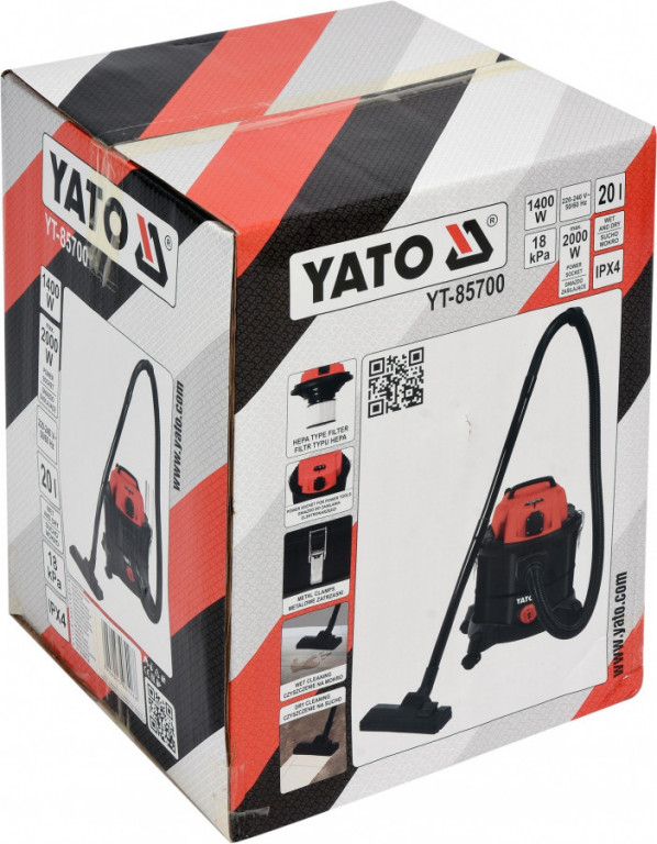 Vysavač průmyslový 1400 W - YT-85700
