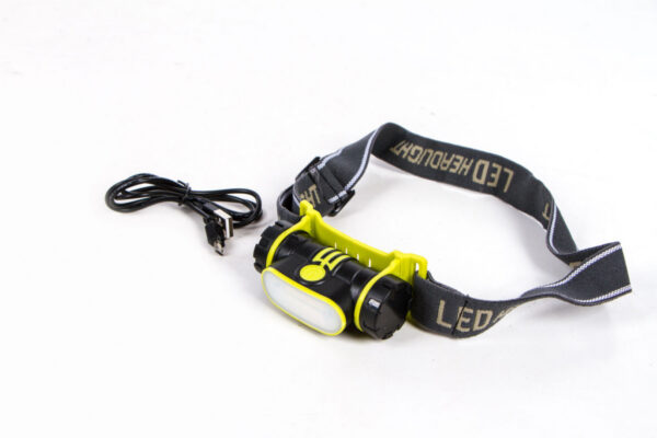 Čelová lampa nabíjecí COB LED - K2227