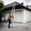 Hliníkový trojdílný žebřík, 3x6 stupňů, 2,97 m, max. zátěž 150 kg