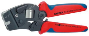 Samonastavitelné kleště pro lisování kabelových koncovek brunýrované 190 mm  - 975309