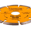 Diamantový řezný kotouč 115 mm, segmentový - HT570203