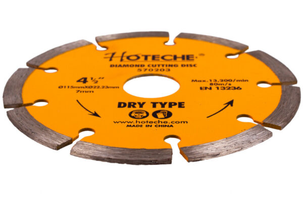Diamantový řezný kotouč 115 mm, segmentový - HT570203