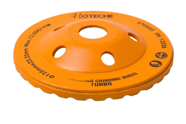 Diamantový brusný kotouč 125 mm, pohárový - HT570503