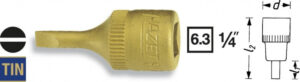 Vnější PLOCHÝ nástrčný klíč 1/4" 1x5.5 Hazet 8503-1X5.5 - HA037247