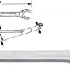 Polootevřený prstencový oboustranný klíč 612-16x18 Hazet - HA025145