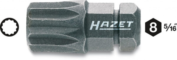Nástavce (bity) 2597-03 Hazet