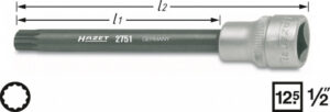 Hlavice s bitem XZN M10 1/2" Hazet 2751 - HA017508