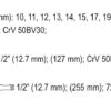 Gola sada 1/2", 12 ks - YT-38671