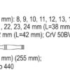 Gola sada 1/2", 19 ks - YT-38681