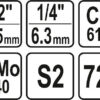 Gola sada s klíči 1/4" a 1/2", 77 ks - YT-38781