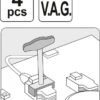 Stahováky zapalovací cívky sada 4ks - VAG